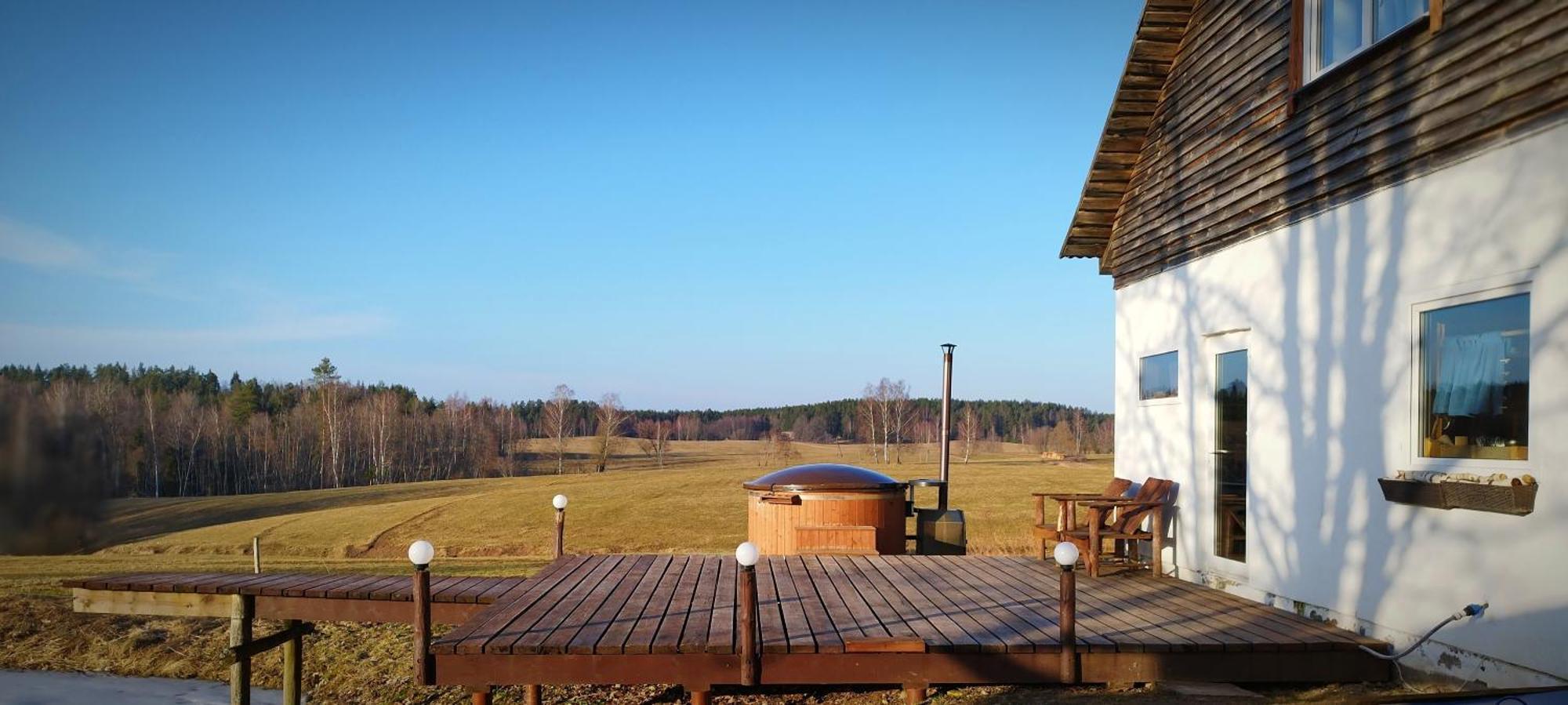 Guesthouse, Sauna & Jacuzzi In Gauja Valley - Kakukalns Straupe Exteriér fotografie
