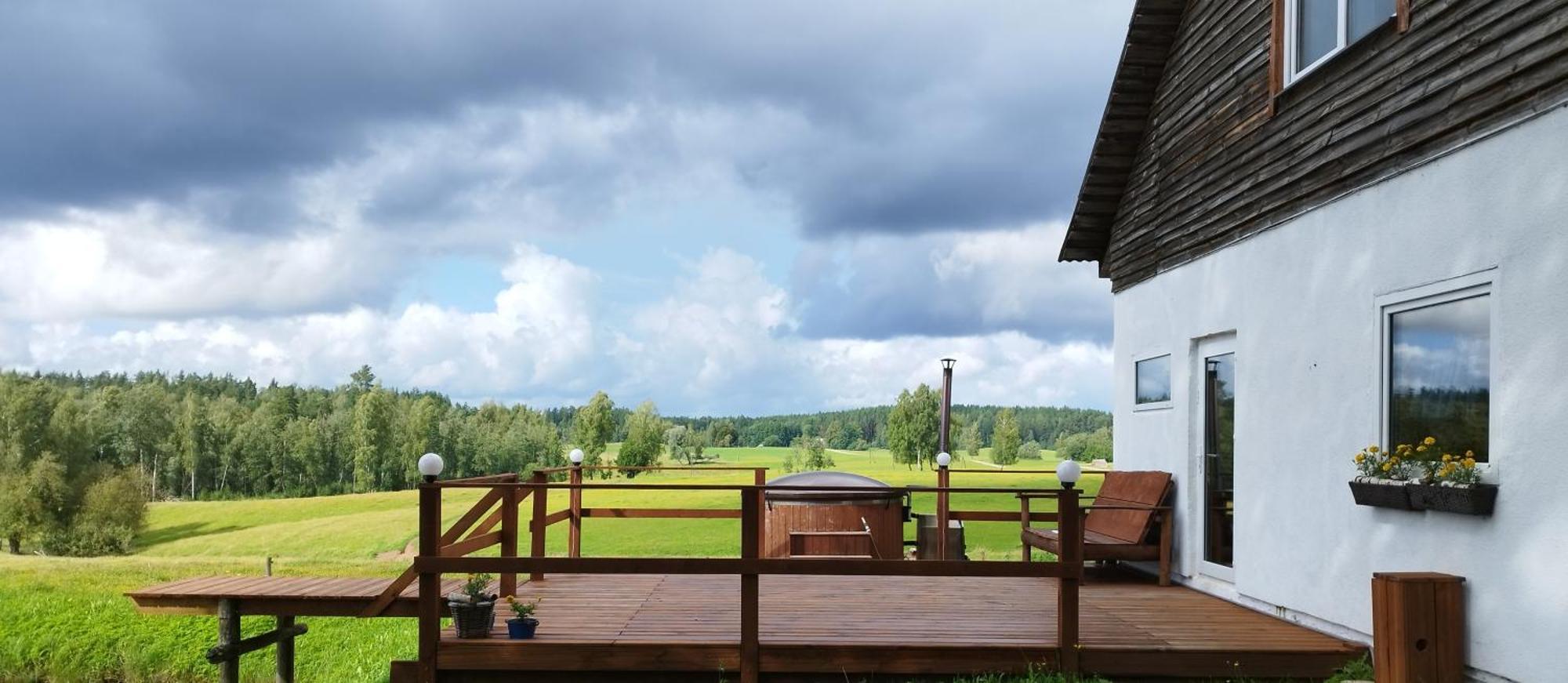 Guesthouse, Sauna & Jacuzzi In Gauja Valley - Kakukalns Straupe Exteriér fotografie